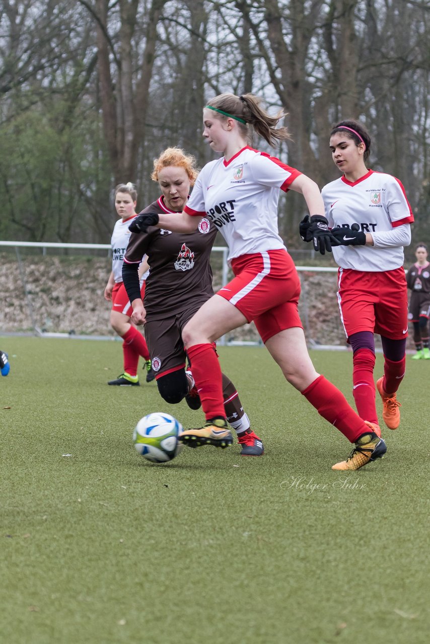 Bild 249 - B-Juniorinnen Walddoerfer - St.Pauli : Ergebnis: 4:1